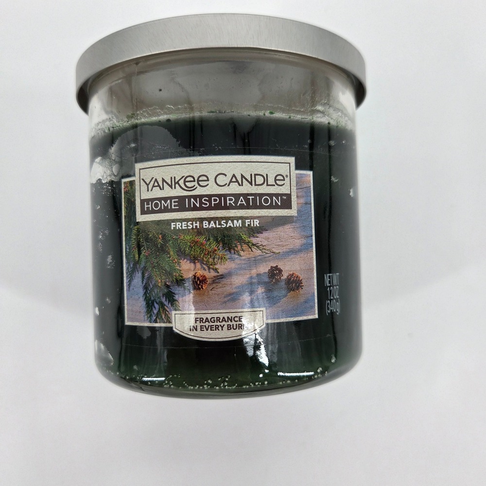 Yankee Candle Home Inspiration Fresh Balsam Fir 12oz 2-Wick Jar Candle 1578850